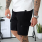 Capo Utility Cargo Shorts-Black