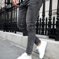 Capo Slim Fit Denim Jeans - Washed Black