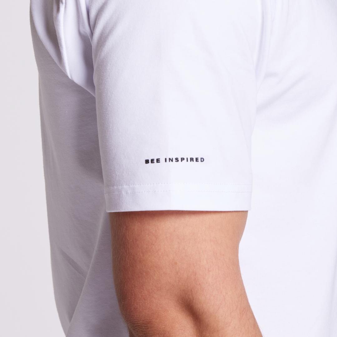 Bee Inspired Signature T-Shirt-White