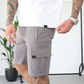Capo Utility Cargo Shorts-Steel Grey