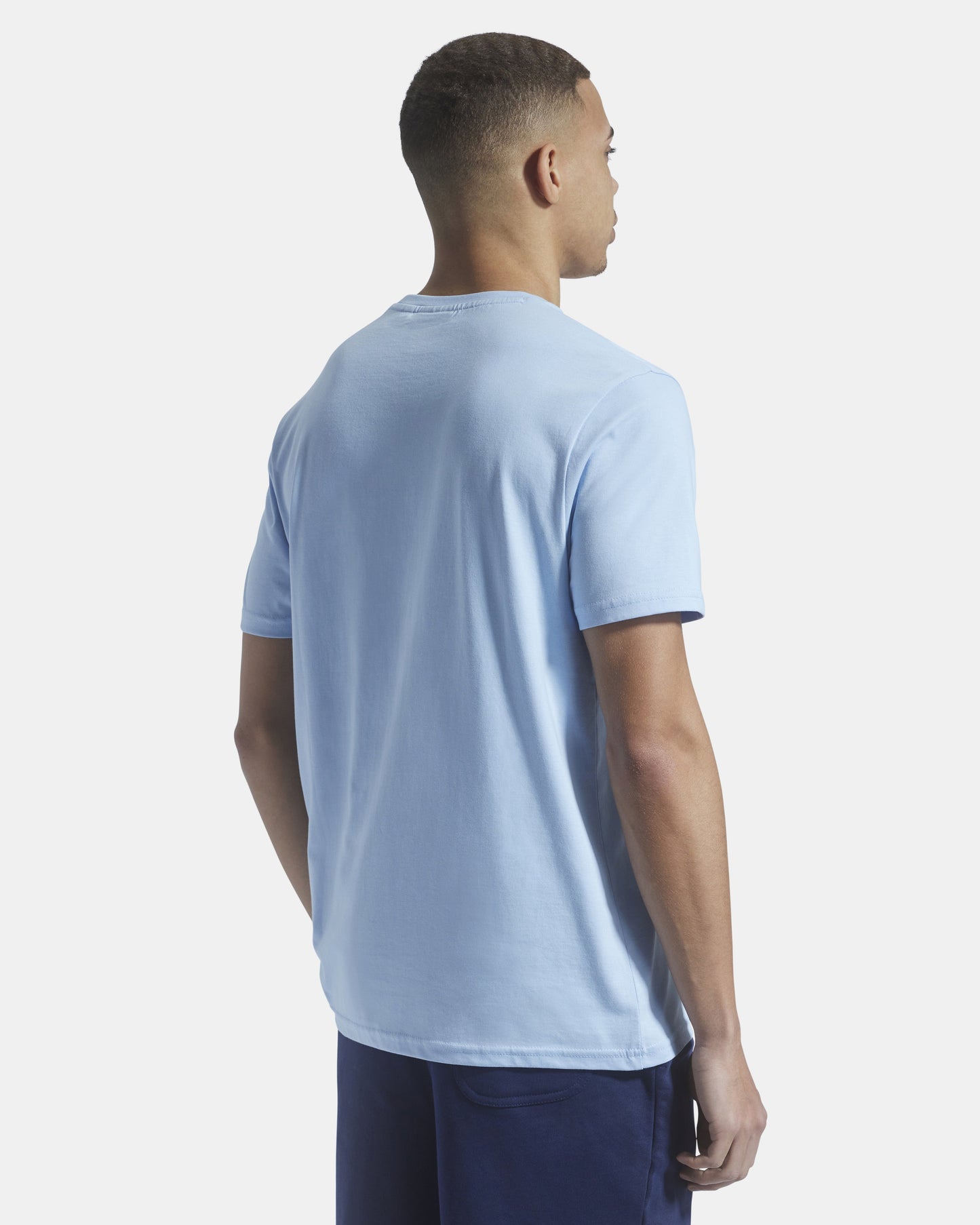 Lyle & Scott Plain T-Shirt-Light Blue