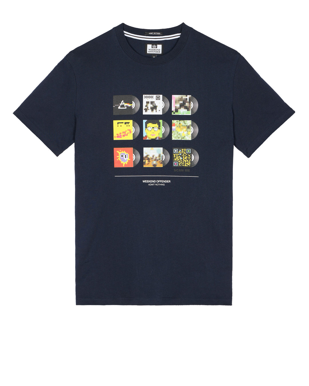 Weekend Offender Sleeves Graphic T-Shirt-Navy