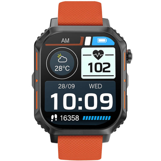 Storm Mens S-Max Smart Watch-Orange Silicone