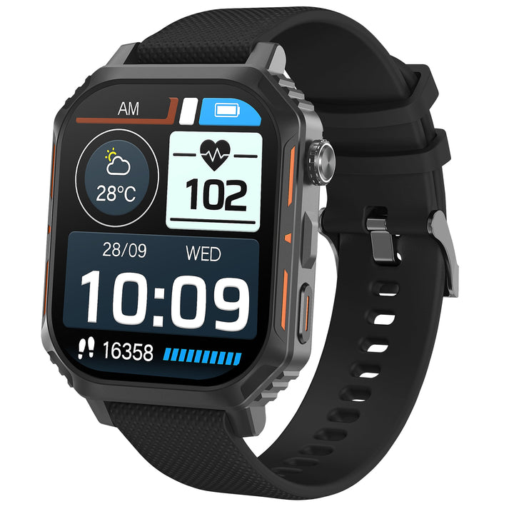 Storm Mens S-Max Smart Watch-Black Silicone