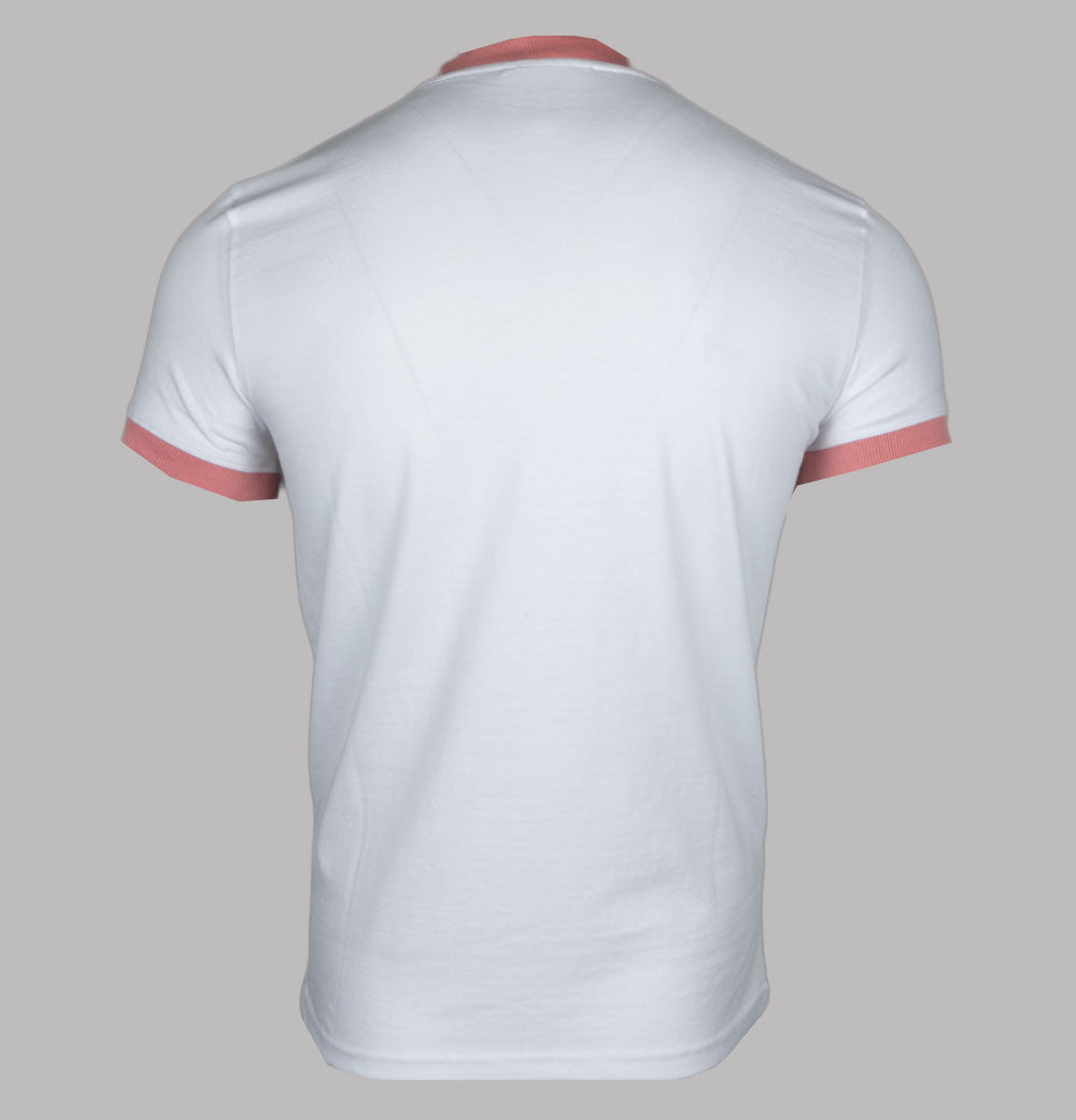 Sergio Tacchini Masters T-Shirt-White/Rosette