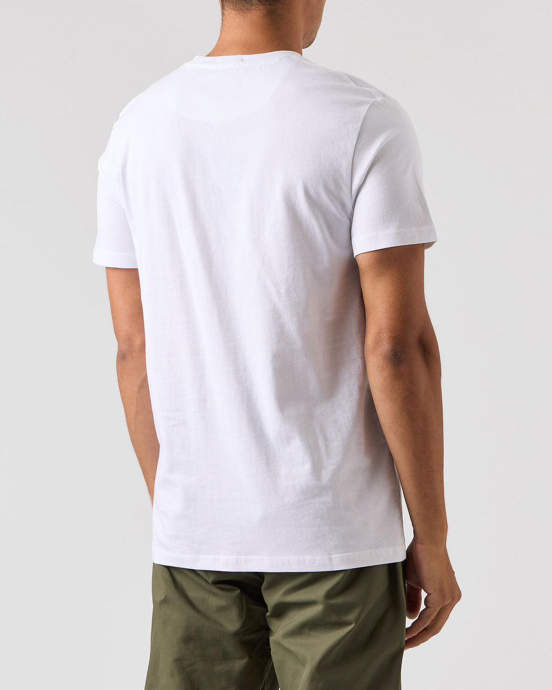 Weekend Offender Dygas T-Shirt-White/Blue House Check