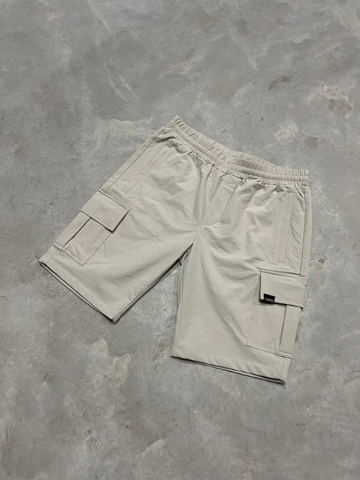 Capo Utility Cargo Shorts - Stone