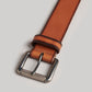 Superdry Badgeman Leather Belt-Tan