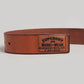 Superdry Badgeman Leather Belt-Tan