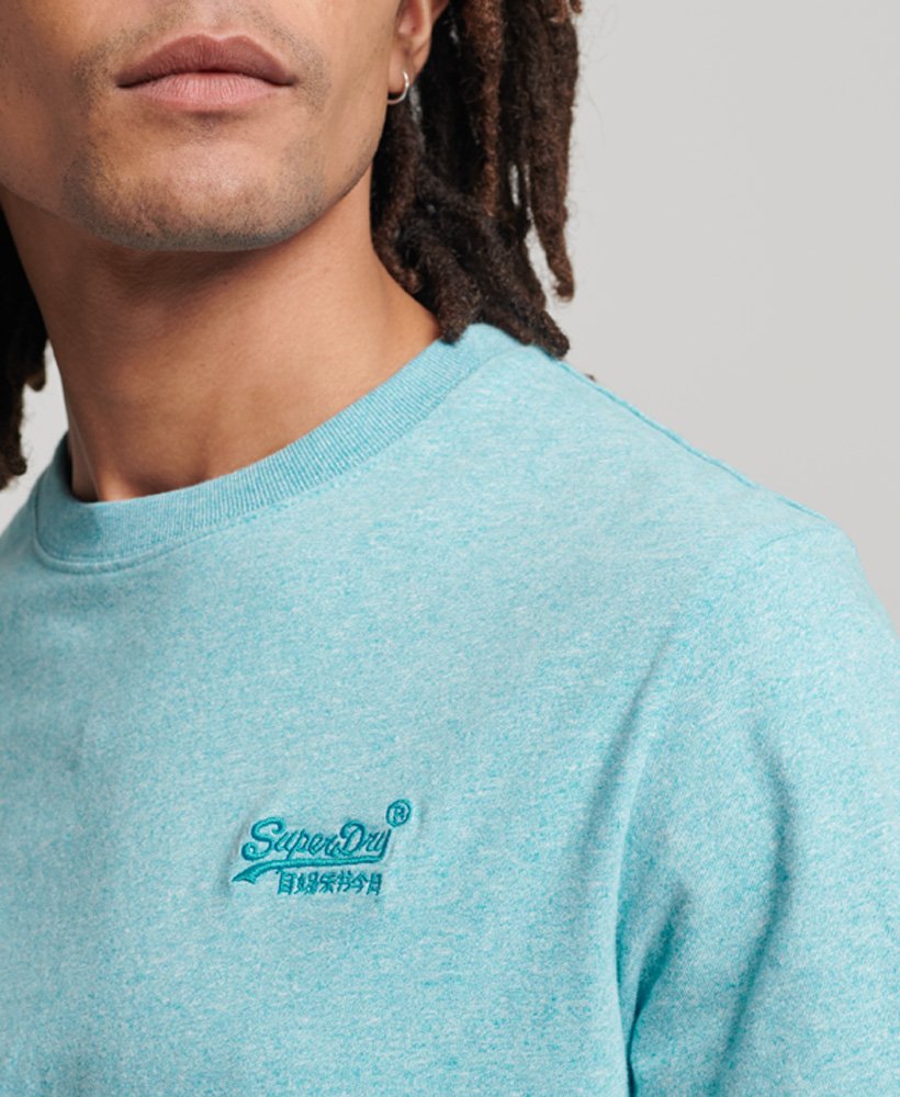 Superdry Vintage Logo Emb T-Shirt-Turquoise Sea Grit