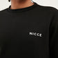 Nicce Original Chest Logo Sweatshirt-Black