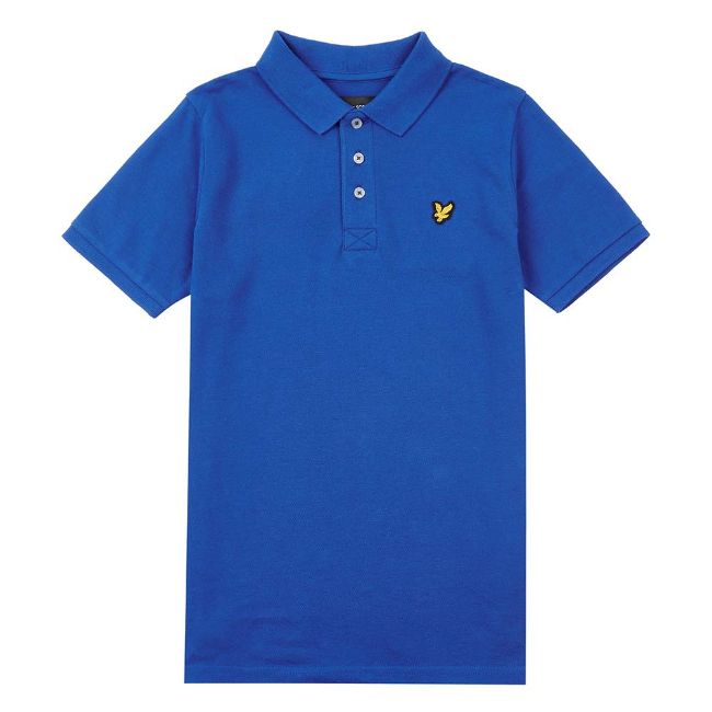 Lyle & Scott Kids Classic Polo Shirt- Galaxy Blue