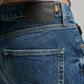 Superdry Organic Cotton Vintage Straight Denim Shorts-Palms Dark Blue
