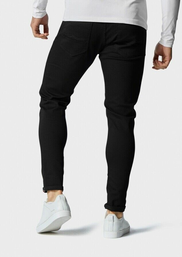 883 Police Moriarty Activeflex Slim Fit Stretch Jeans-Black