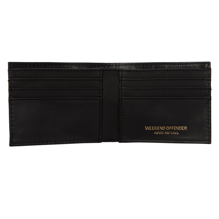 Weekend Offender Leather Wallet-Black