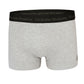 Nicholas Deakins Mens Boxer Shorts 2 Pack - Black/Grey